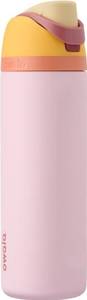 lot 27341 image: Owala FreeSip Insulated Stainless Steel Water Bottle with Straw for Sports and Travel, BPA-Free, 24 Ounce, Candy Store - Retail $30