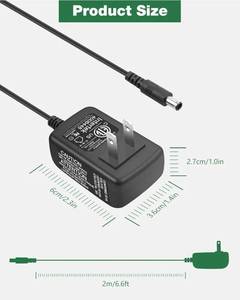 lot 27355 image: 27V 0.5A 500mA Charger for Sharper Image Massage Gun - 27 Volt DC Power Supply Cord 5.9Ft for Portable Massagers - Retail $5