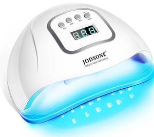lot 27379 image: UV LED Nail Lamp, Nail Dryer for Gel Polish, Led Light with Automatic Sensor & 4 Timers - Retail $10