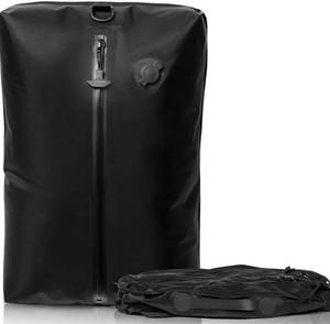 lot 27384 image: TPU Vacuum Bag for Travel, Reusable Compression Bag with IPX8 Waterproof Zipper, Save Space for Suitcase, Backpack and Carry on (Black, ExtraLarge, No Pump) - Retail $36