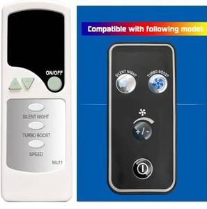 lot 27391 image: Replacement Remote Control for Rowenta Fan VU2660 Series CS-00142514 VU2660U17X0 VU2660U27X0 VU2660U1 VU2660U2 - Retail $15