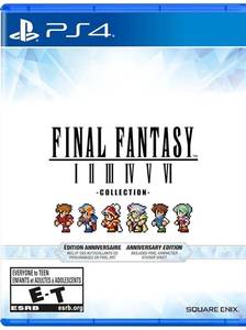 FINAL FANTASY I-VI Collection Anniversary Edition 2024 - ESRB (PS4) - Retail: $75