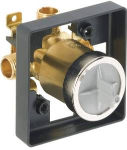 Delta Faucet R10000-UNBXHF MultiChoice Universal Shower Valve Body, Brass, Black - Retail: $53