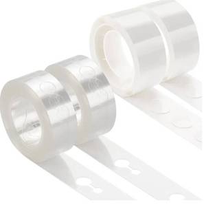 lot 27536 image: KICNIC Balloon Arch Strip Kit for Garland, 32.8 Feet Balloon Tape Strips and 200 Glue Point Dot Stickers for Party Wedding Birthday Baby Shower Graduation Decorations - Retail $4