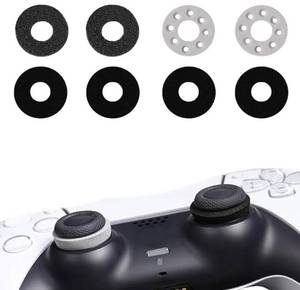 lot 27571 image: 8PCS Aim Assist Motion Control, Gaming Accessories for PS4, for PS5, for Xbox, for PS5 Accessories, 3 Different Strengths(Black&Gray) - Retail $8