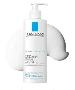 lot 27588 image: La Roche-Posay Toleriane Hydrating Gentle Face Cleanser, Hydrating Facial Cleanser With Niacinamide  Ceramides, Daily Face Wash For Dry Skin To Normal Skin, Sensitive Skin Tested, Fragrance Free - Retail $20