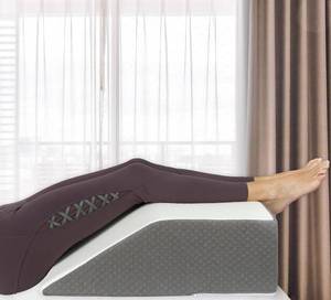 lot 6719 image: Kolbs Bed Wedge Pillow for Sleep Apnea & Back Pain, Jacquard Cover
