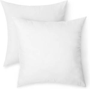 lot 6720 image: Amazon Basics Square Hypoallergenic Pillow Insert, 18, 2-Pack