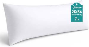 lot 6724 image: Oubonun 21x54 Full Body Pillow, Firm Support for Side Sleepers