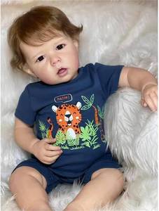 lot 6775 image: Realistic Reborn Baby Boy Dolls - 20 Full Vinyl Doll, Kids 5