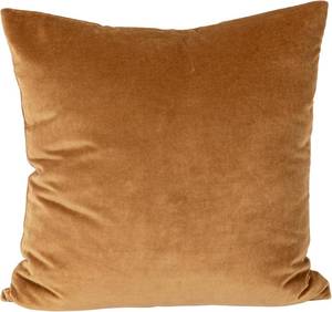 lot 6814 image: Creative Co-Op Brown Cotton Velvet Square Pillow 18 x 18 x 1.5 in