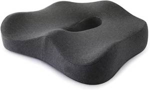 lot 6833 image: Memory Foam Seat Cushion - Large Ergonomic Cushion for Office, Car