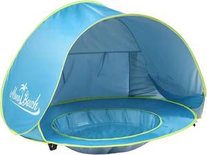 lot 6851 image: Monobeach Baby Beach Tent Pop Up Shade UV Sun Shelter for Infant