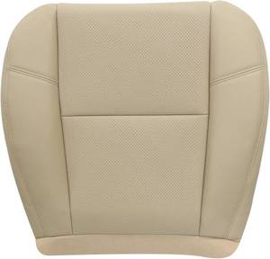 lot 6853 image: NLQR Cashmere Tan #333 313 Leather DriverPassenger Seat Cover