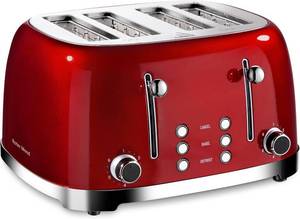lot 6917 image: $64 Roter Mond 4-Slice Toaster, 6 Browning, Bagel Defrost