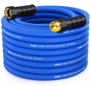 lot 6920 image: $50 Heavy Duty Garden Hose 75 ft, Flexible, Kink-Resistant Hybrid
