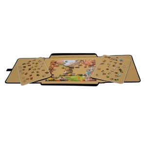 lot 6931 image: $75 Bits And Pieces - Jigsaw Caddy - Portable Puzzle Board 1500pc