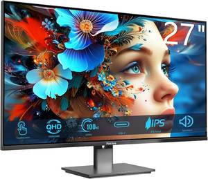 lot 6965 image: $270 27 Touchscreen Monitor 2K QHD IPS, 100Hz, USB-CHDMIDP