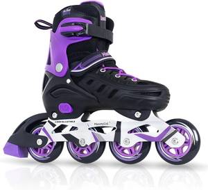 lot 6966 image: $50 MammyGol Adults Adjustable Inline Skates, Durable Roller Skates