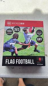 lot 7 image: Wicked Big Flag Football Set 3v3 Game Kit