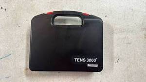 lot 16 image: TENS 3000 Electronic Pulse Massager Unit with Carrying Case