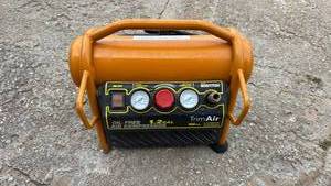 lot 24 image: Bostitch Twin Air Compressor Oil-Free 1.2 Gal