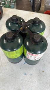lot 26 image: Coleman Propane Fuel Canisters Set of 4