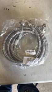 lot 27 image: Stainless Steel Braided Water Supply Lines