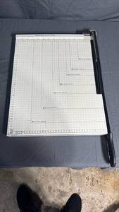 lot 70 image: Professional Paper Cutter with Measurement Grid