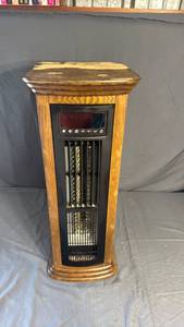 lot 87 image: Wood Tower Space Heater with Digital Display