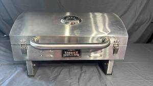 lot 92 image: Smoke Hollow Stainless Steel Portable Tabletop Gas Grill