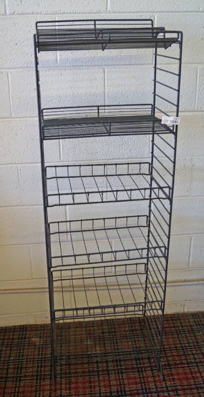 lot 1007 image: Nice Restaurant Product Rack - About 5 Foot Tall