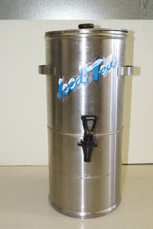 lot 1058 image: Commercial Stainless Tea Dispenser