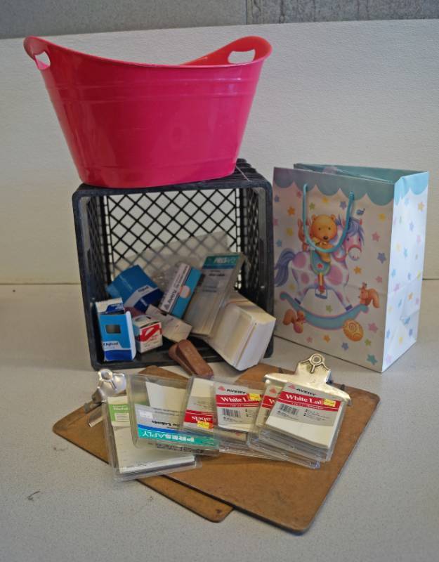 lot 1080 image: Misc. Office Lot with Crate