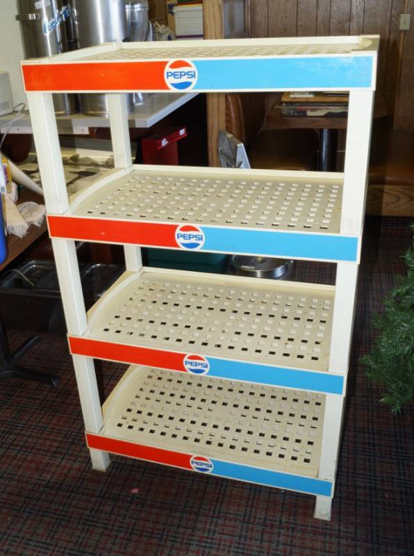 lot 1089 image: Plastic PEPSI Display Rack