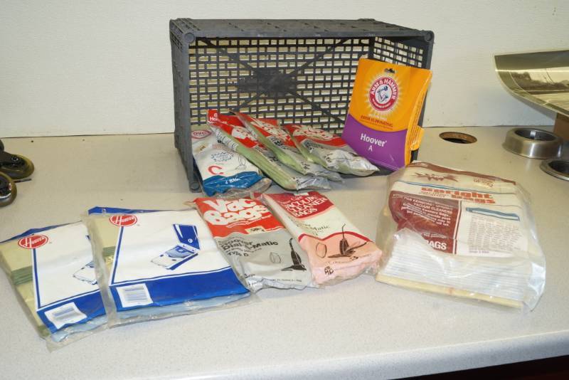 lot 1112 image: Crate of Misc Vacuum Cleaner Bags