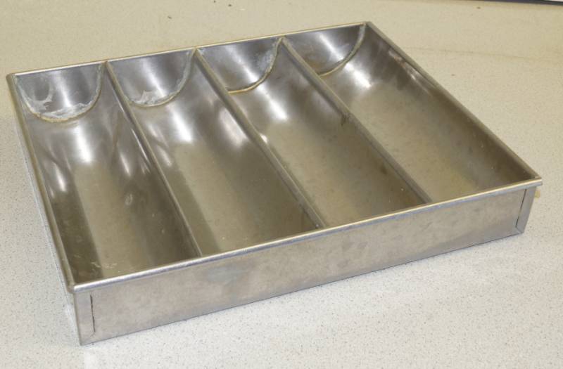 lot 1116 image: Stainless Silverware Tray