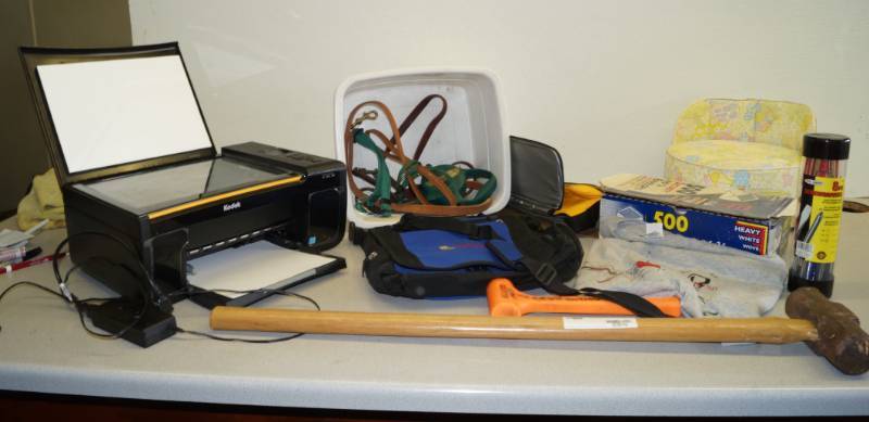 lot 1150 image: Sledge Hammer - Screwdriver Set - Printer and Misc.