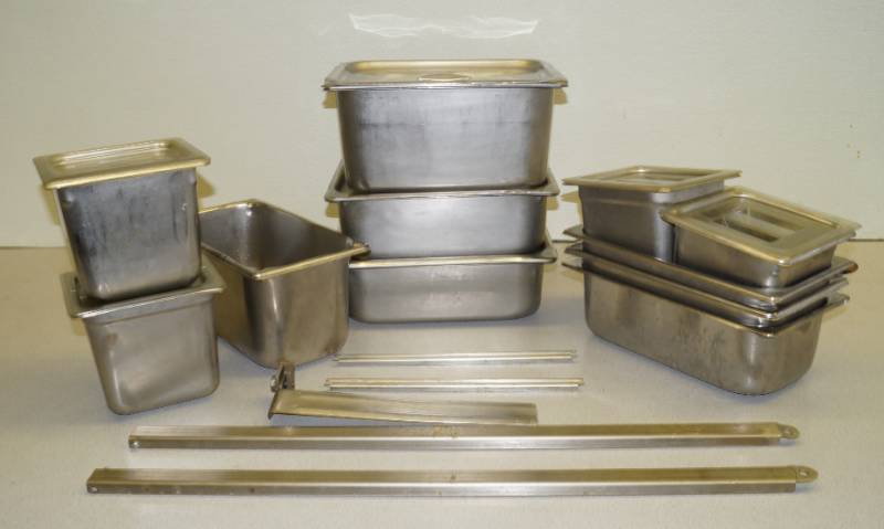 lot 1179 image: Restaurant Stainless Steam Table Pans