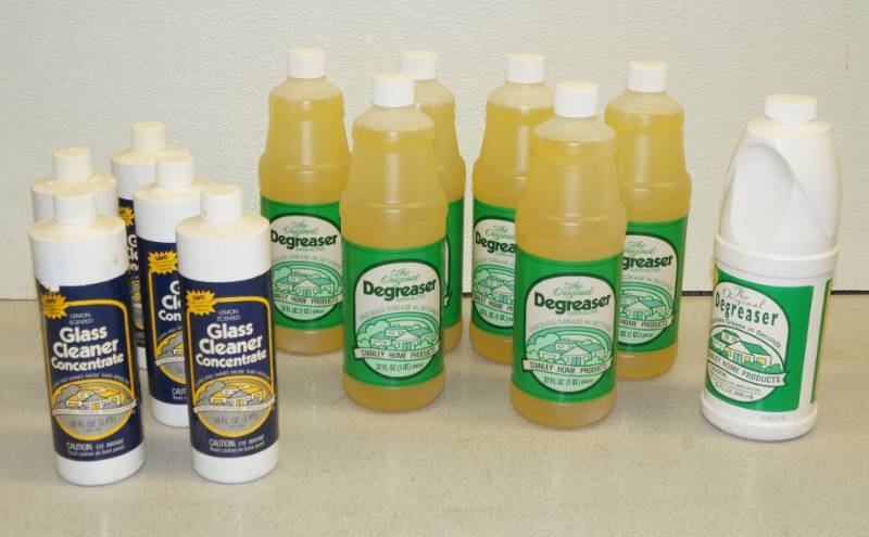 lot 1184 image: Huge Lot of Glass Cleaner and Degreaser - Save Money Here