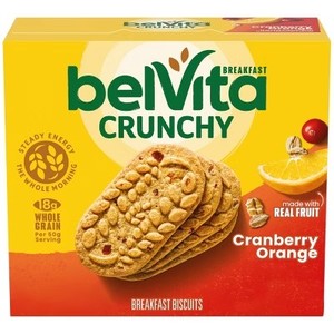 lot 3465 image: belVita Cranberry Orange Breakfast Biscuits - 5 Packs BB NOV 2025