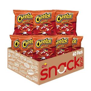 lot 3505 image: Cheetos Crunchy Cheese Flavored Snacks, Gluten Free, 1 Ounce Single Serve Bags (Pack of 40) APR 2026