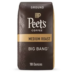 lot 3547 image: Peets Big Bang Medium Roast Ground Coffee - 18oz BB SEPT 2025