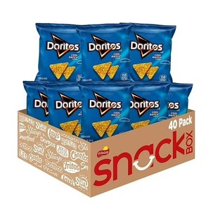 lot 3556 image: Doritos Cool Ranch Flavored Tortilla Chips Snacks Multipack, 1 oz Bags, 40 Count Multipack BB FEB 2026