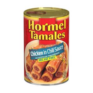 lot 3617 image: HORMEL Chicken Tamales, Canned Tamales, 15 Oz (Pack of 12) BB NOV 2025
