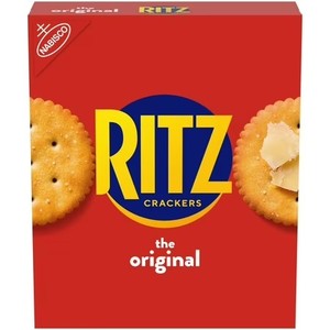 lot 3650 image: RITZ Original Crackers, Snacks for Kids and Adults, Lunch Snacks, 10.3 oz BB AUG 25
