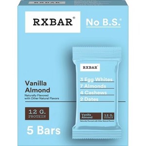 lot 3746 image: RXBAR Vanilla Almond Protein Bars - 5ct9.1oz BB JAN 26