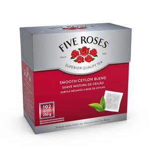 lot 3749 image: Five Roses Ceylon - 102 Tagless Teabags, (Pack of 1) BB MAR 24
