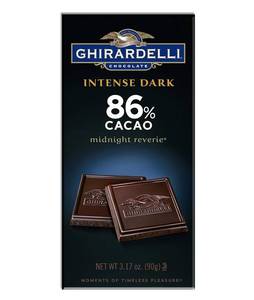 lot 3752 image: Ghirardelli Chocolate Intense Dark Bar, Midnight Reverie, 3.17 Oz, Pack of 6. BB MAR 25
