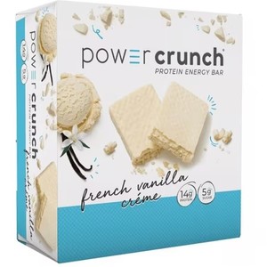 lot 3757 image: BioNutritional Research Group Power Crunch Protein Energy Bar - French Vanilla Creme BB AUG 26